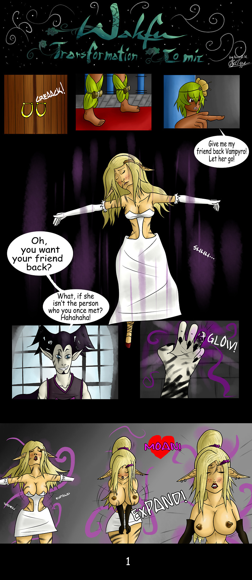 Wakfu Transformation Comic page 1 full