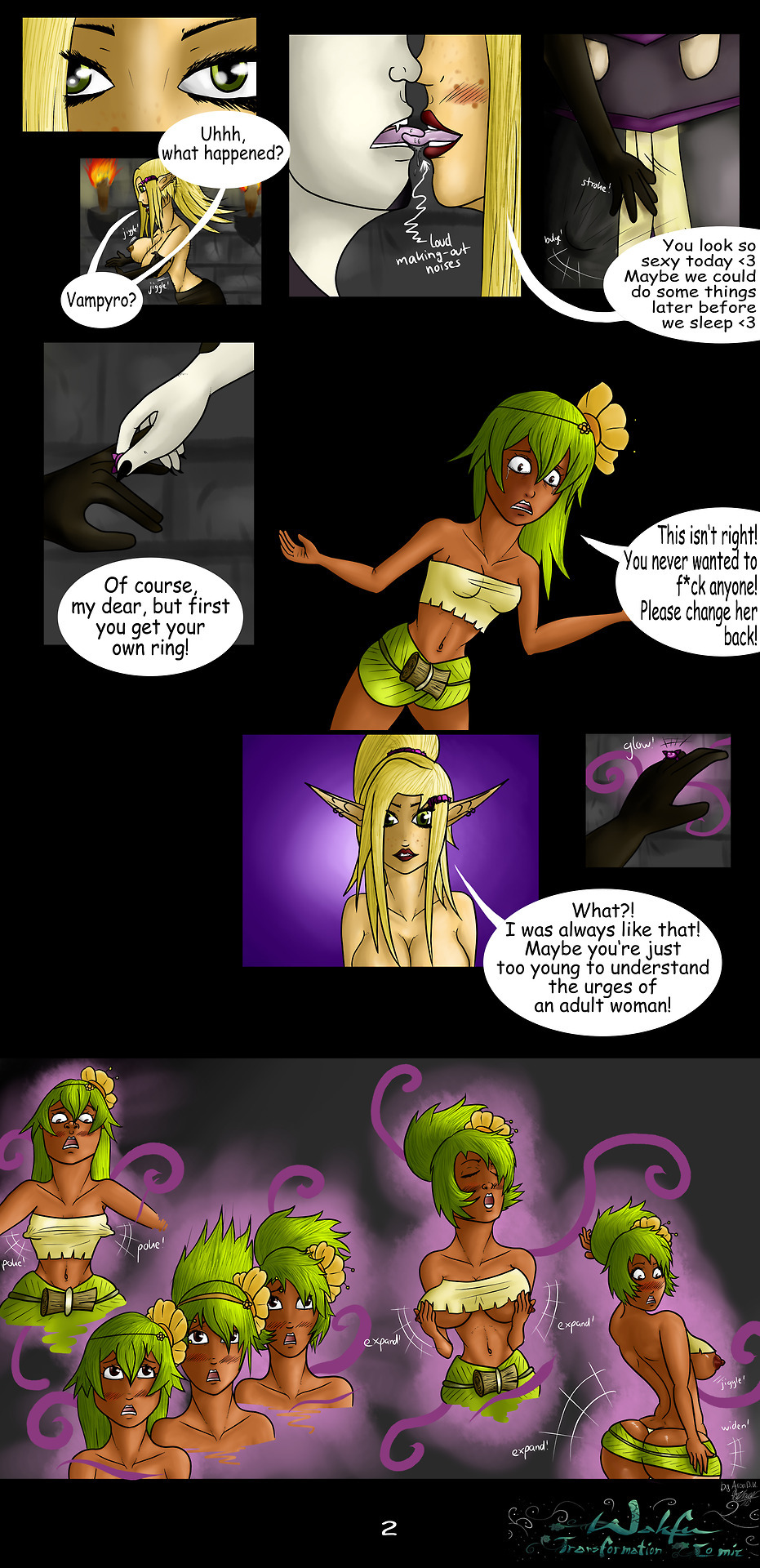 Wakfu Transformation Comic page 2 full