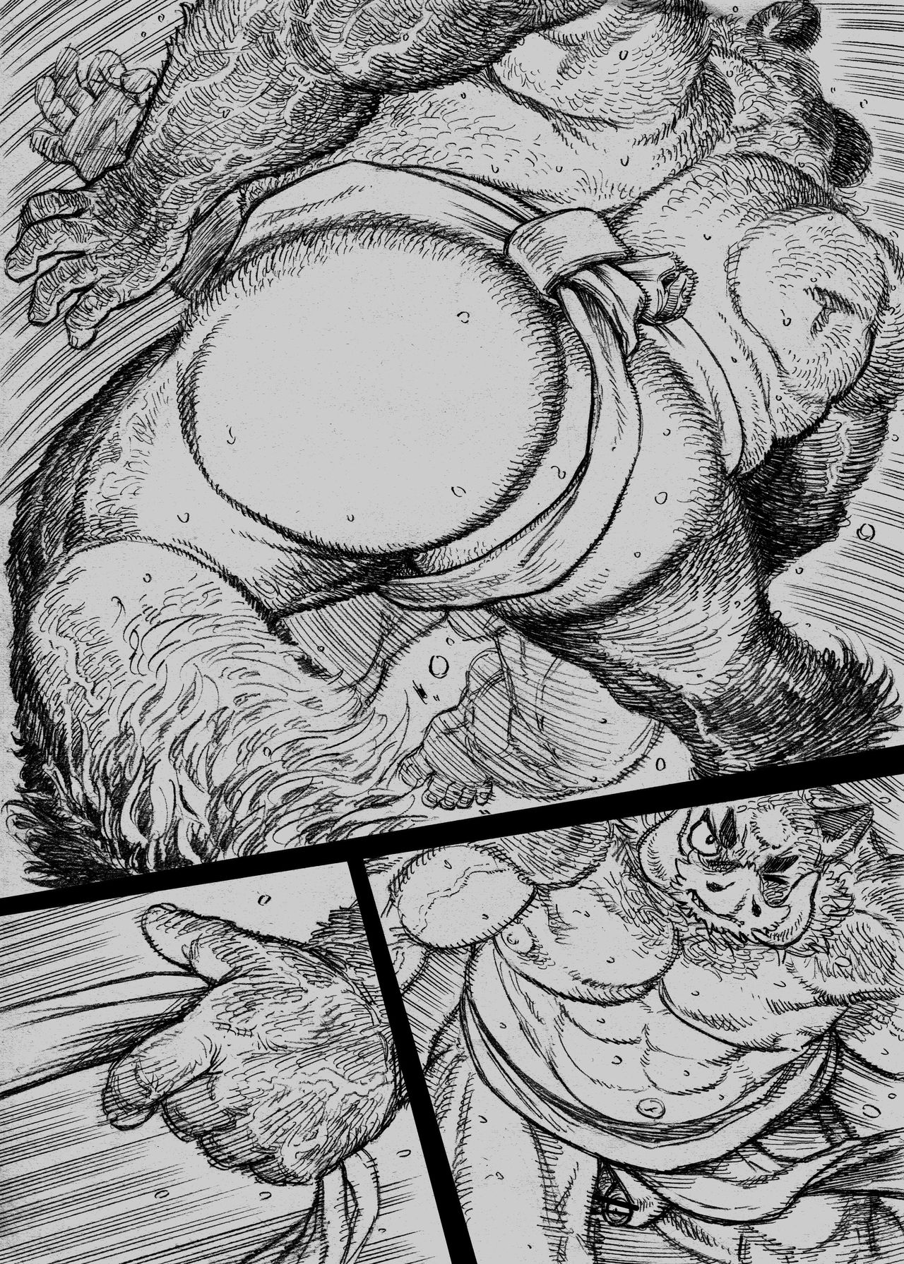 Yama Inoshishi Umi Higuma Ouse Ousei Kashikiri Sumo page 12 full