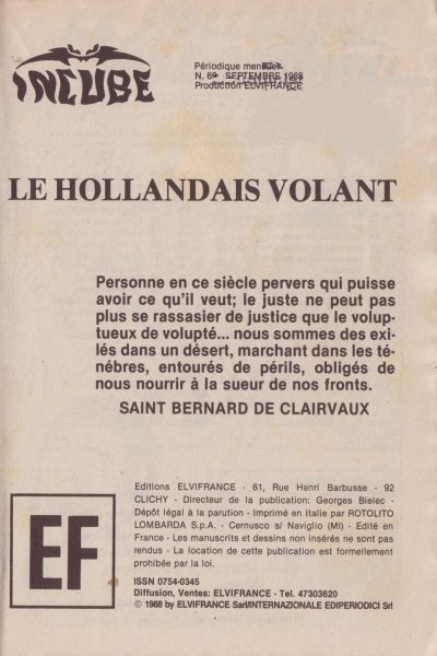 Elvifrance - Incube - 69 - Le hollandais volant page 3 full