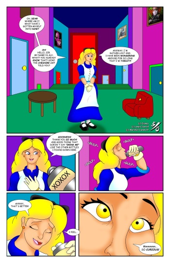 Cartoon Alice Nude - Alice's NEW adventure! - Comic Porn XXX