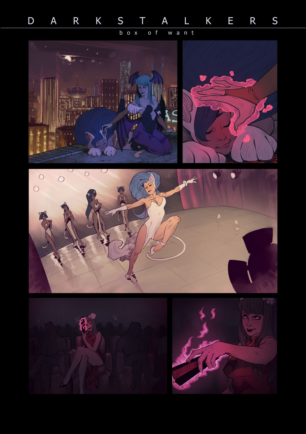 DarkStalkers Comic page 1 full