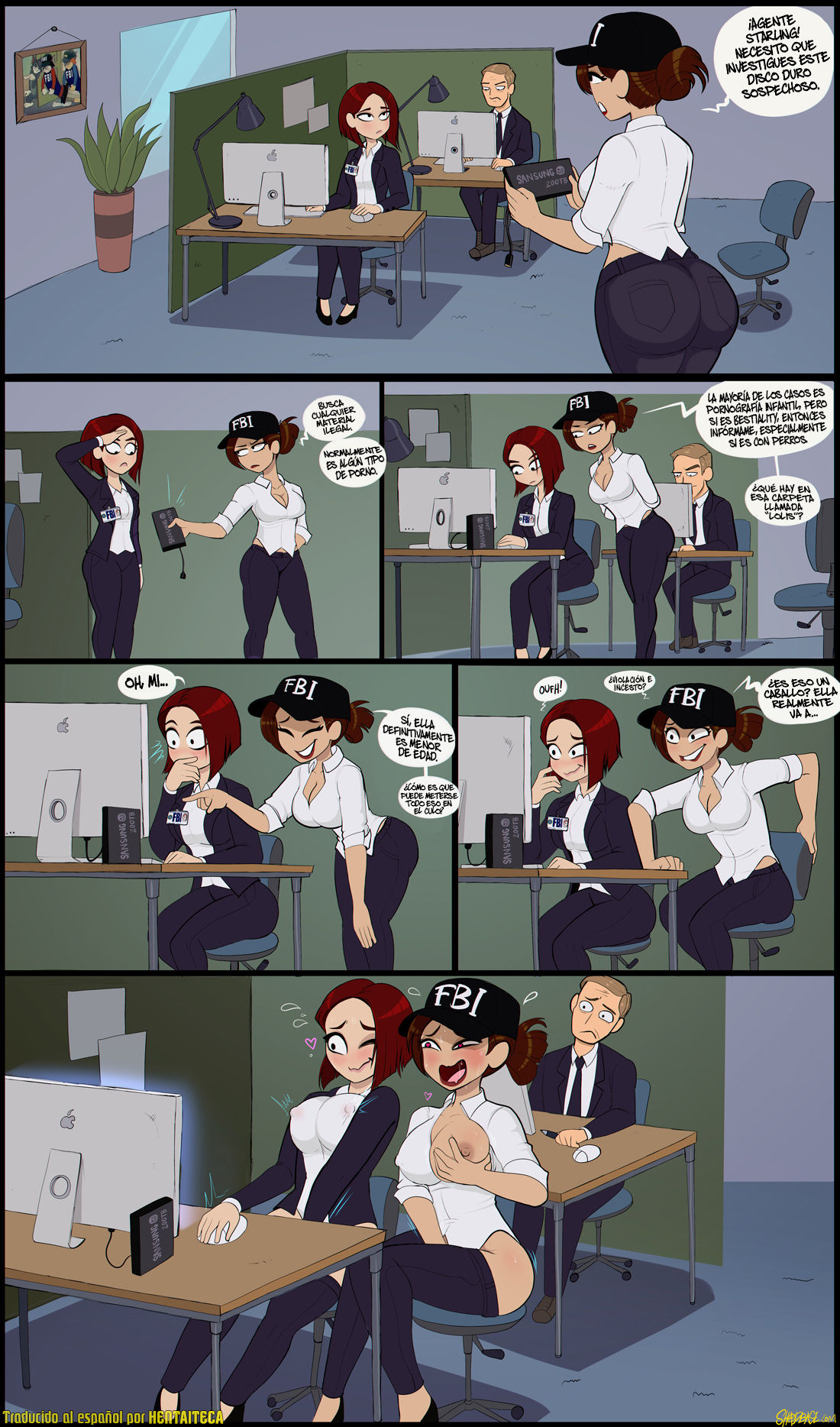 FBI/Stacy comics page 1 full
