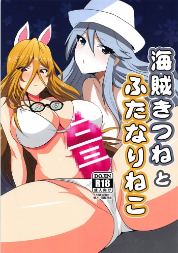 (Panzer Vor! 15) [Hihumiya (Hihumi Hajime)] Kaizoku Kitsune to Futanari Neko (Girls und Panzer) cover