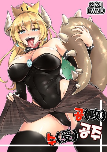 (COMIC1☆14) [SeaFox (Kirisaki Byakko)] Seme Hime Uke Hime (New Super Mario Bros. U Deluxe) [Korean] [LWND] cover