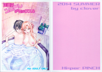 (C86) [Hi-Per Pinch (clover)] Seisai wa Gomu-nashi Sex (Sword Art Online) cover
