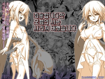 [KAMINENDO.CORP (Akazawa Red)] Okinodoku desu ga Bouken no Sho wa Kiete Shimaimashita | 죄송합니다만 모험의 서는 사라져 버렸습니다 [Korean] [Digital] cover