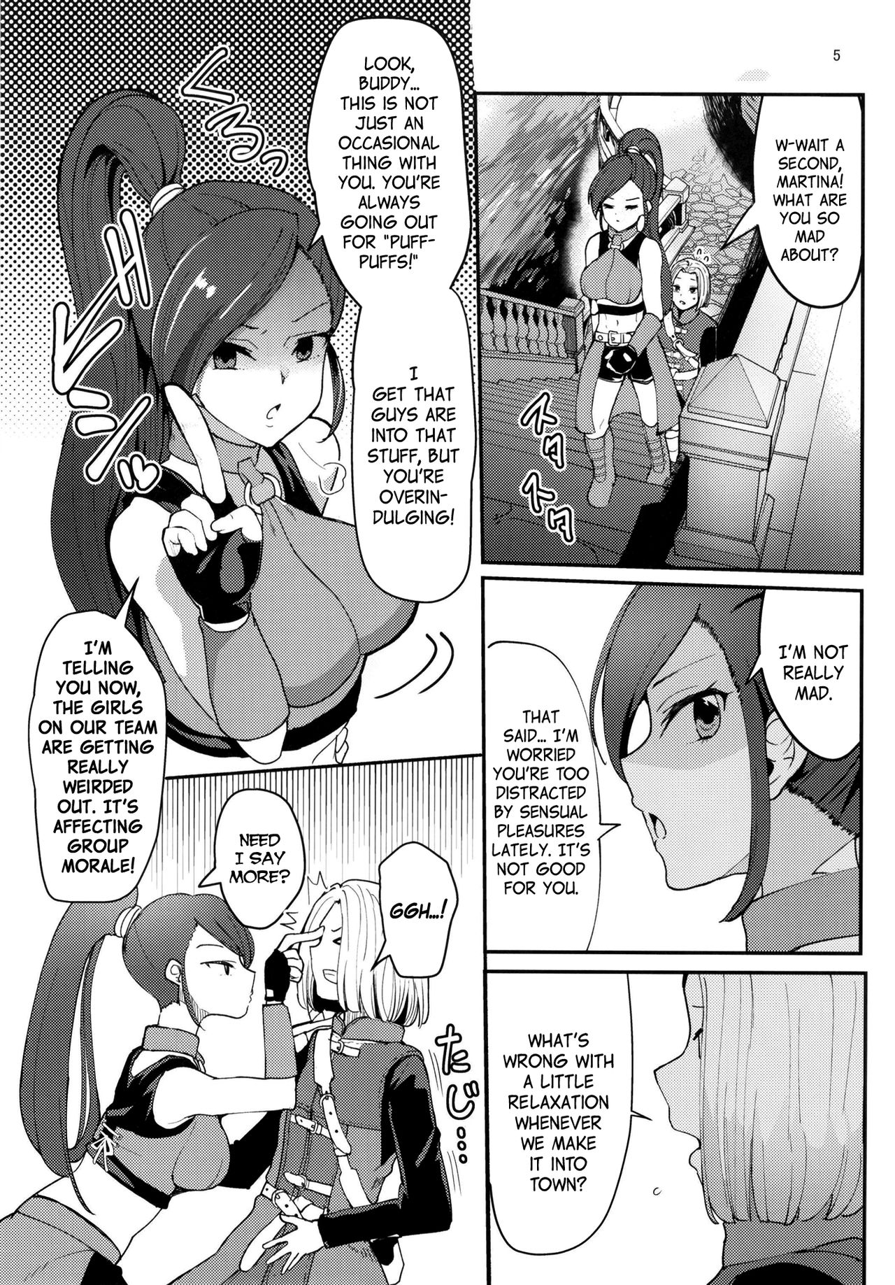 Martina ga Puff-Puff jou no Kawari ni Puff-Puff Shite Kureru Hon | A Martina-performs-PUFF-PUFF-instead-of-the-Puff-Puff-Girl comic page 5 full