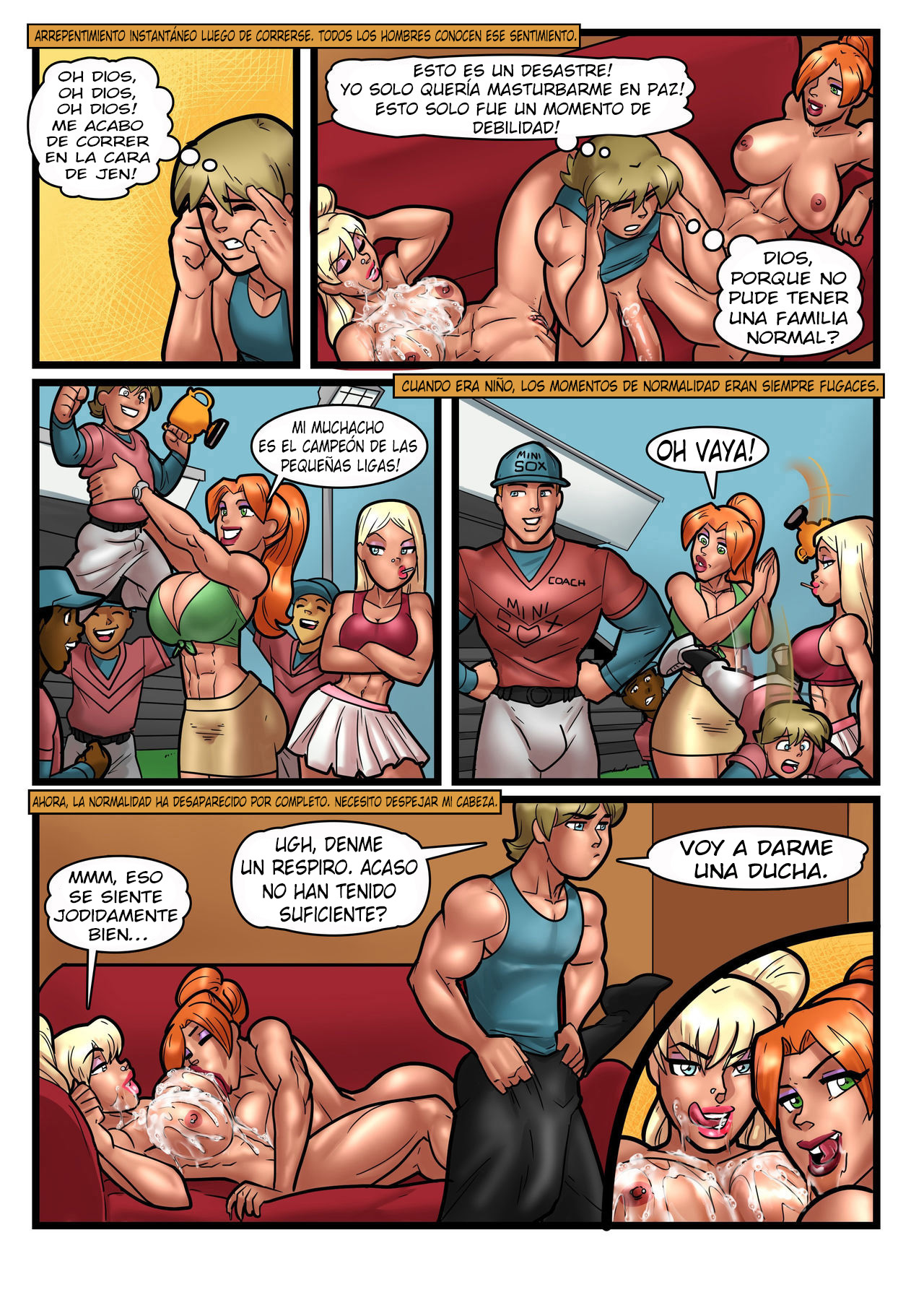 Mi Madre & Hermana son unas Putas Obsesionadas con el Tamaño! 1 page 12 full
