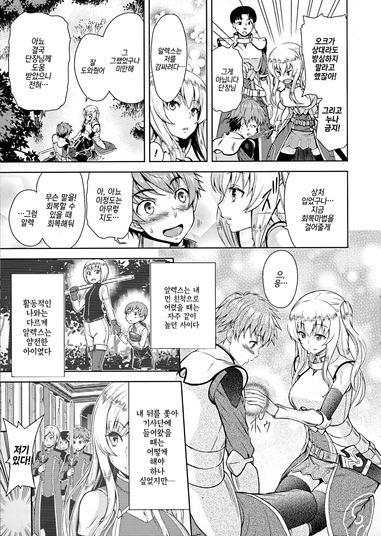 ERONA Orc no Inmon ni Okasareta Onna Kishi no Matsuro | 에로나 오크의 음문에 침식당한 여기사의 결말 page 5 full