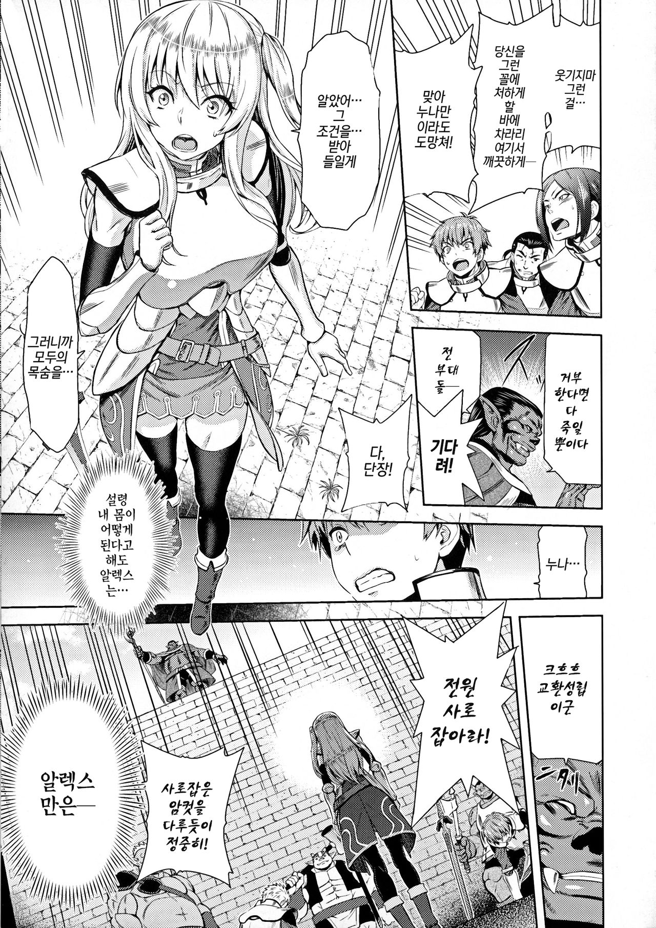 ERONA Orc no Inmon ni Okasareta Onna Kishi no Matsuro | 에로나 오크의 음문에 침식당한 여기사의 결말 page 9 full