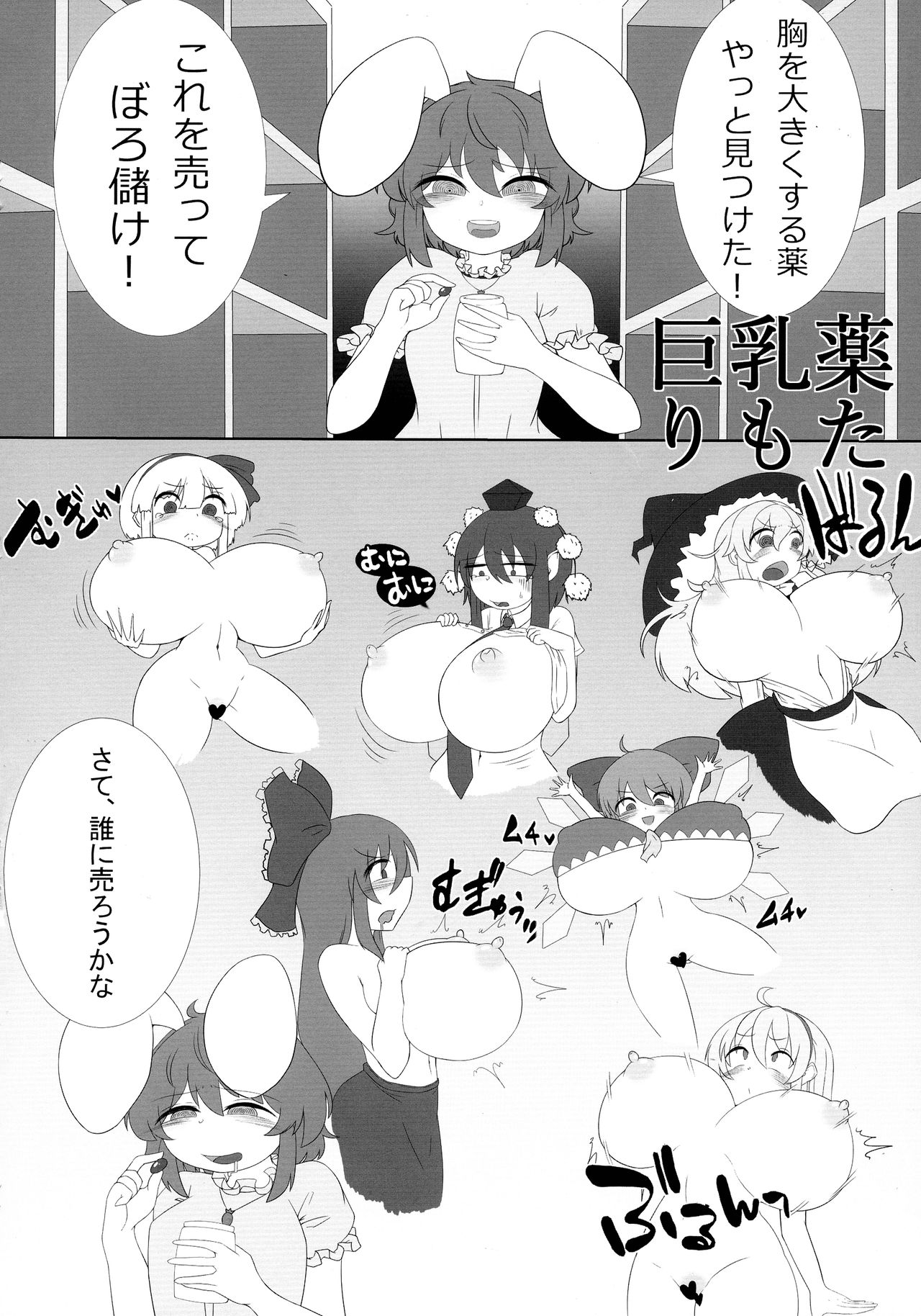 Touhou Bouchou-kei Sougou Goudoushi "Boujo 2!!!!!!!!" page 12 full