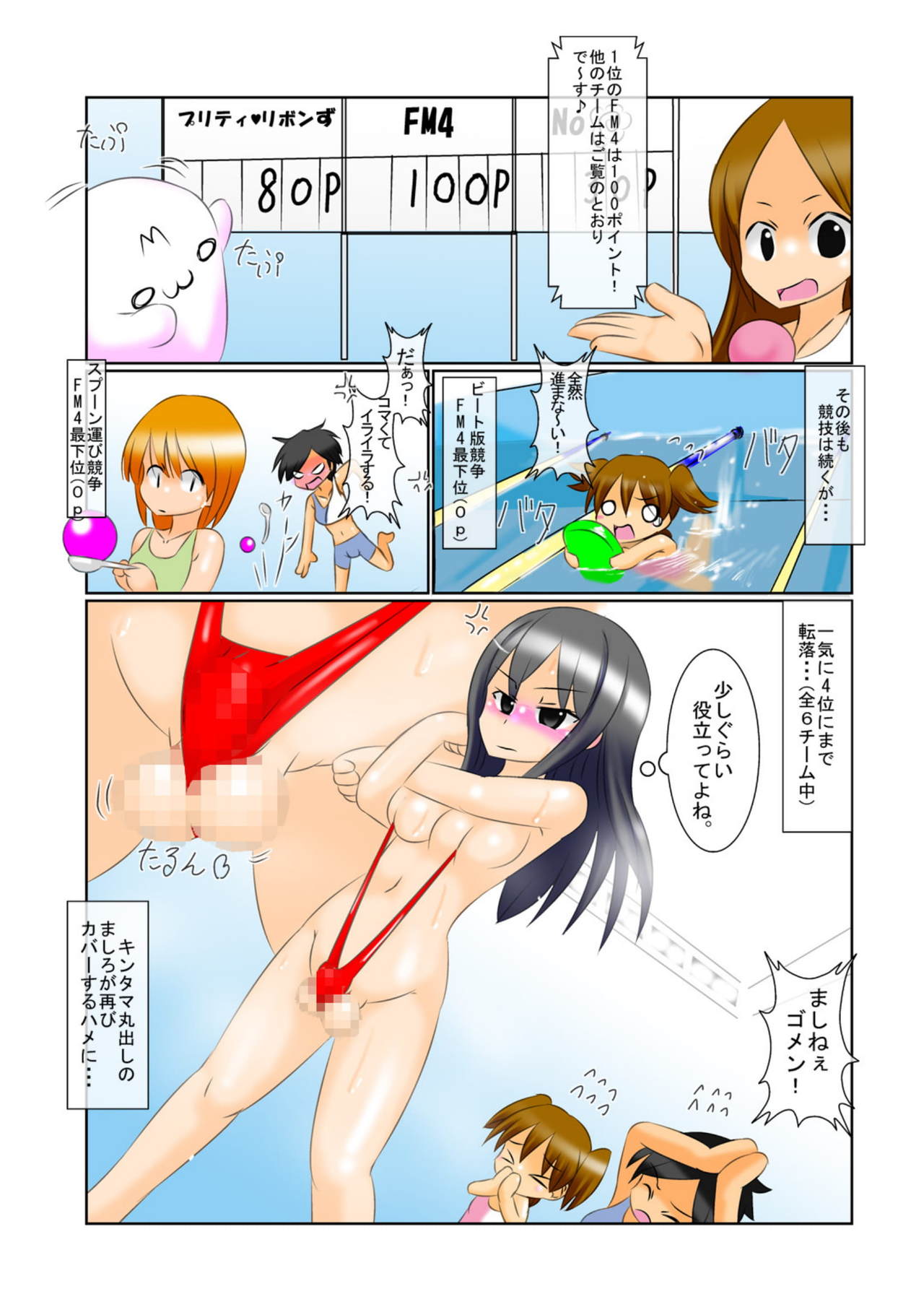 Houkei Futanari Idol 4 ~Watashi dake Porori no Suiei Taikai!~ page 11 full