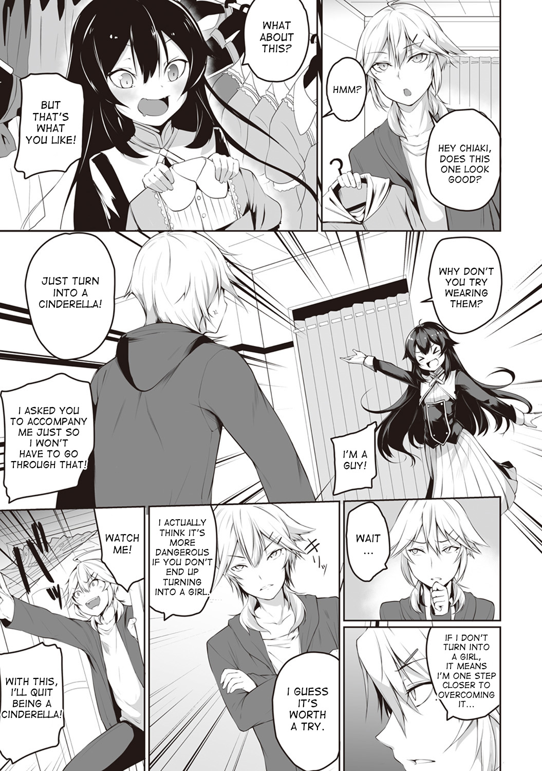 Ore wa Kyou kara Cinderella Aite wa Otoko. Ore wa Onna!? | From now on, I’m Cinderella. My Partner is a Man and I’m a Woman!? Ch. 5 page 4 full