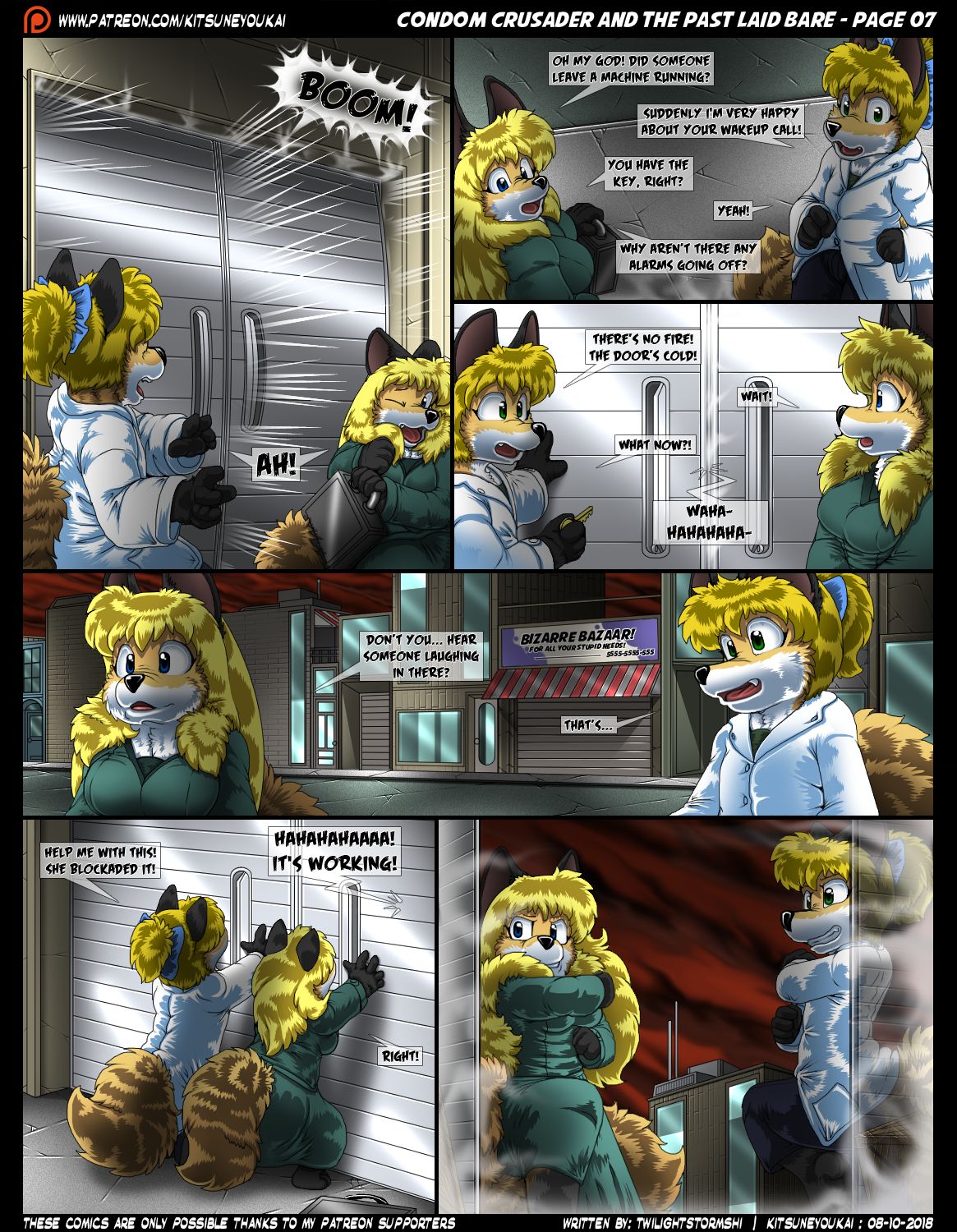Condom Crusader and the Past Laid Bare page 8 full