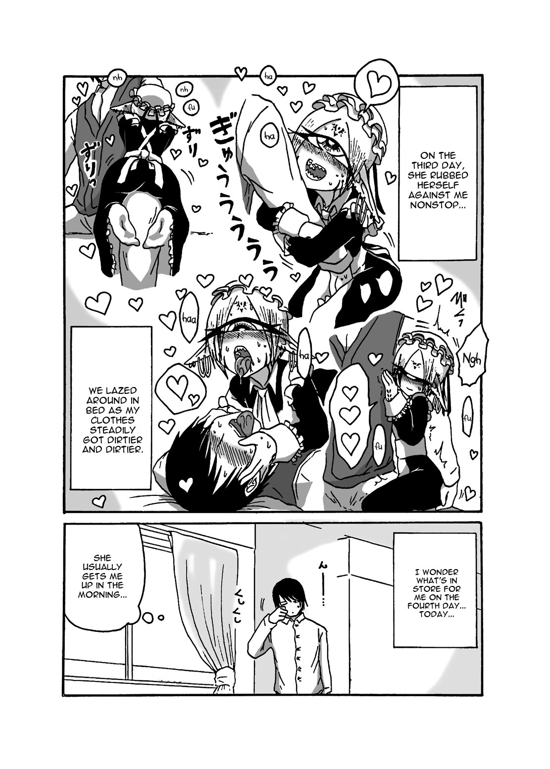 Mikai no Chi de Hirotta Nazo Gengo Tangan-chan o Maid to Shite Yatotte Icha Love suru Hon 3 page 6 full