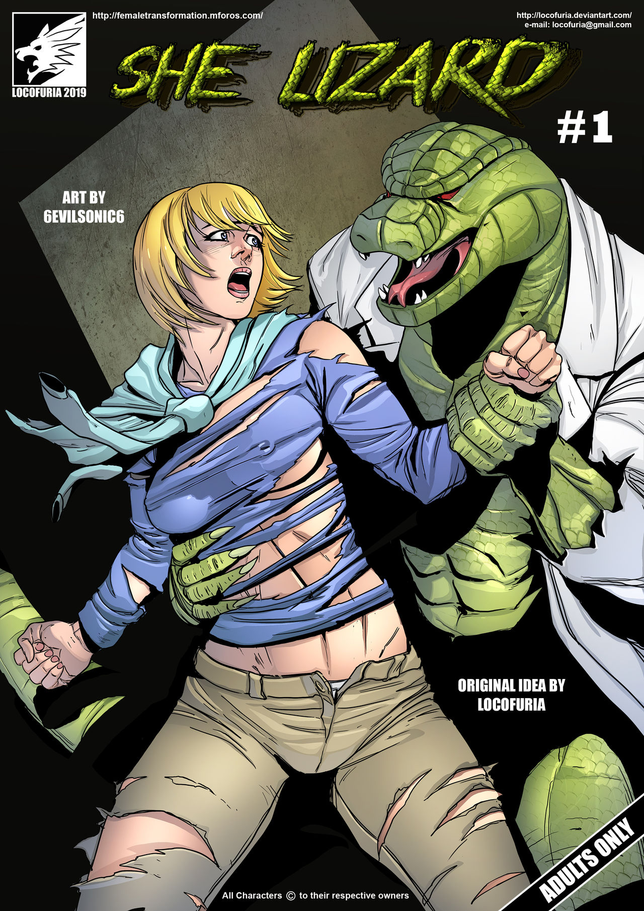 She Lizard page 1 full