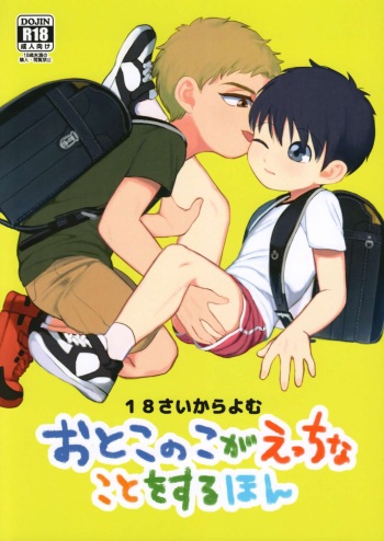 (SPARK12) [Amakara (Shouyu to Mirin)] Otokonoko ga Ecchi na Koto o Suru Hon cover