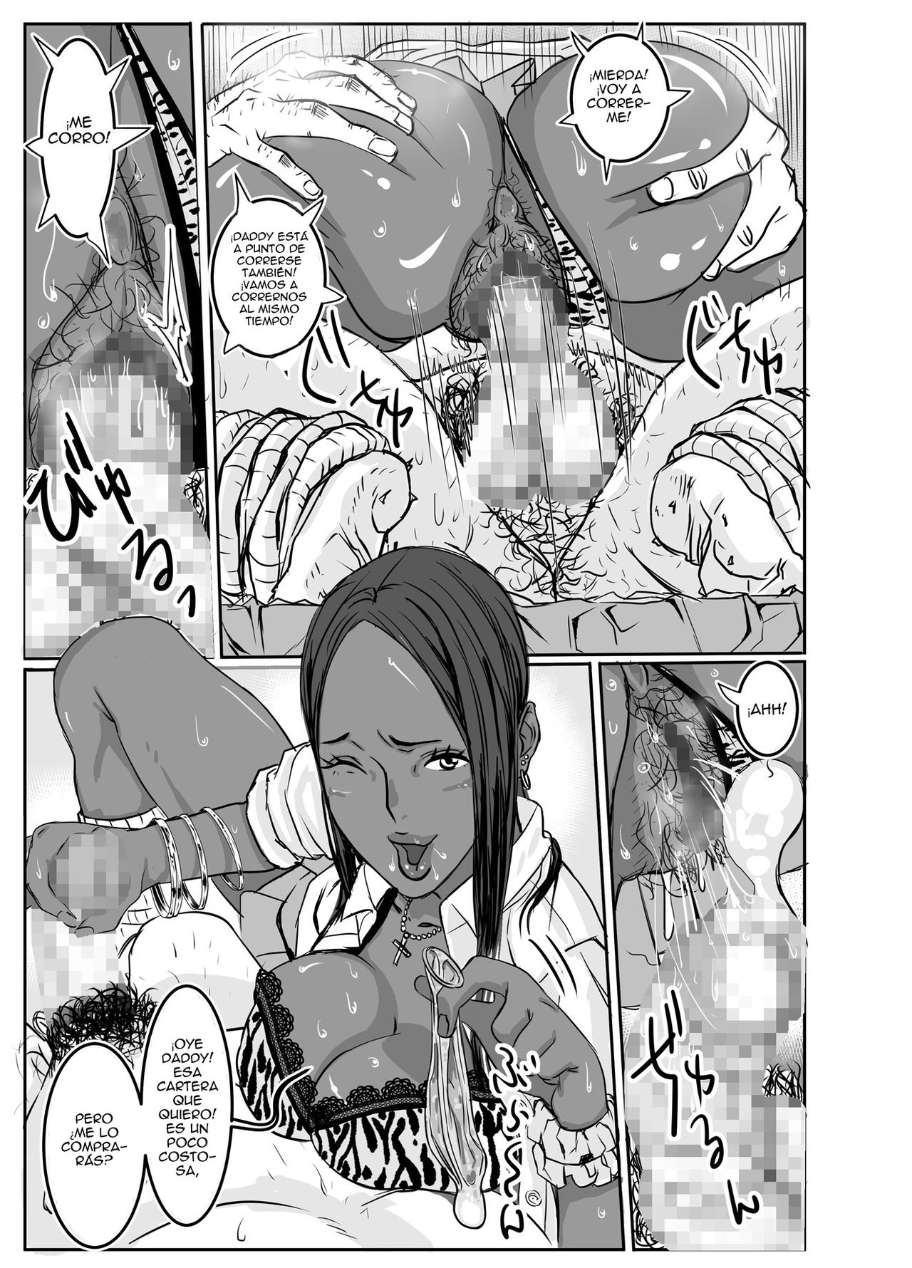 Cho ~Namaiki na Kuro Gal JK to Pakoritai Kimo Oyaji-tachi page 9 full