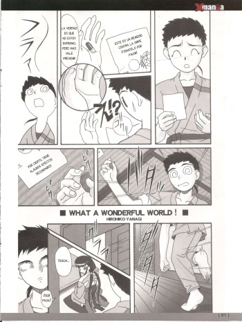 (C65) [Kamidake Onsen (Yanagi Hirohiko)] WHAT A WONDERFUL WORLD! (Ianryokou Toujitsu No Yoru 3) (Tenchi Muyou!) [Spanish] cover