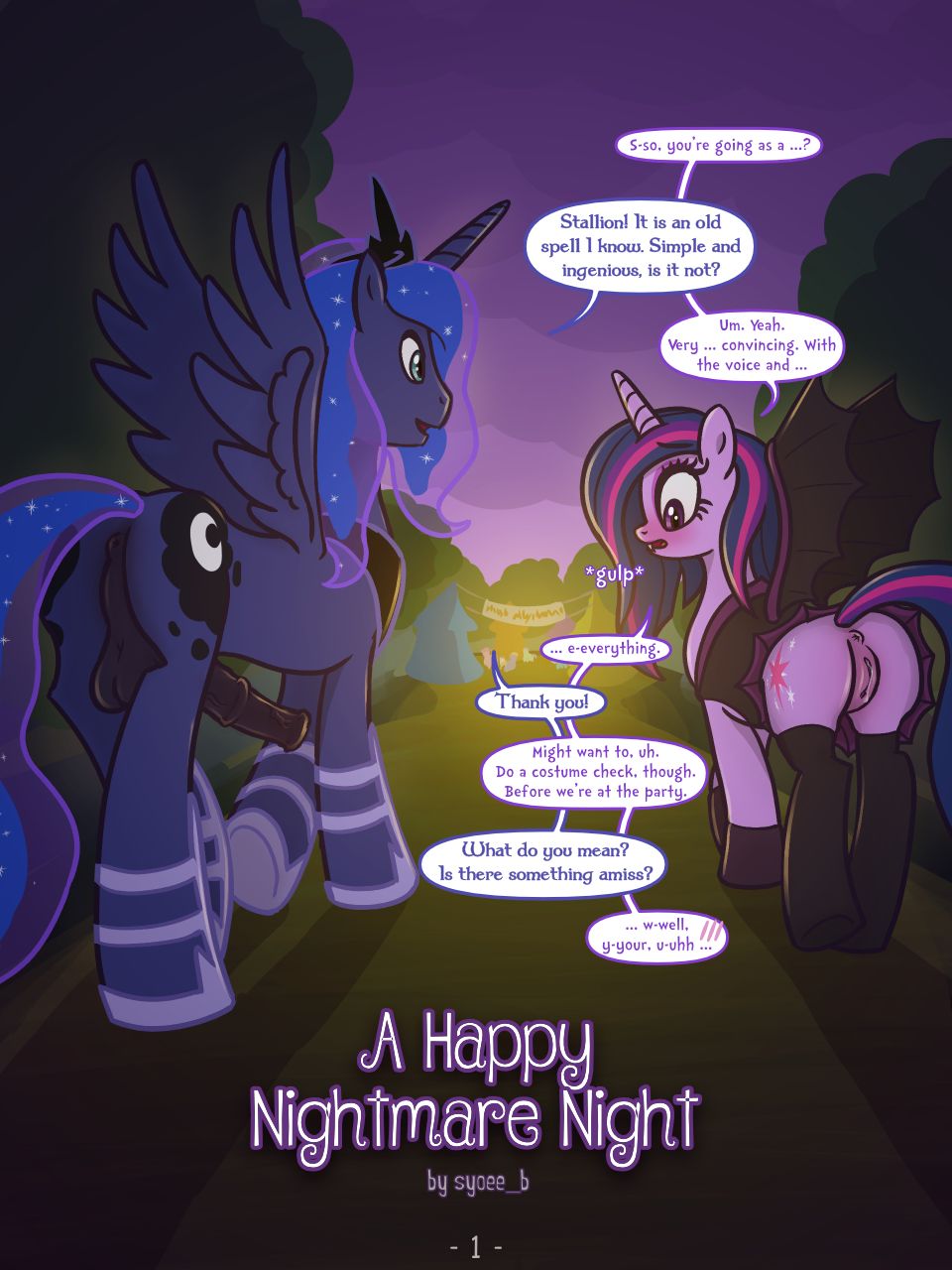 A Happy Nightmare Night page 1 full