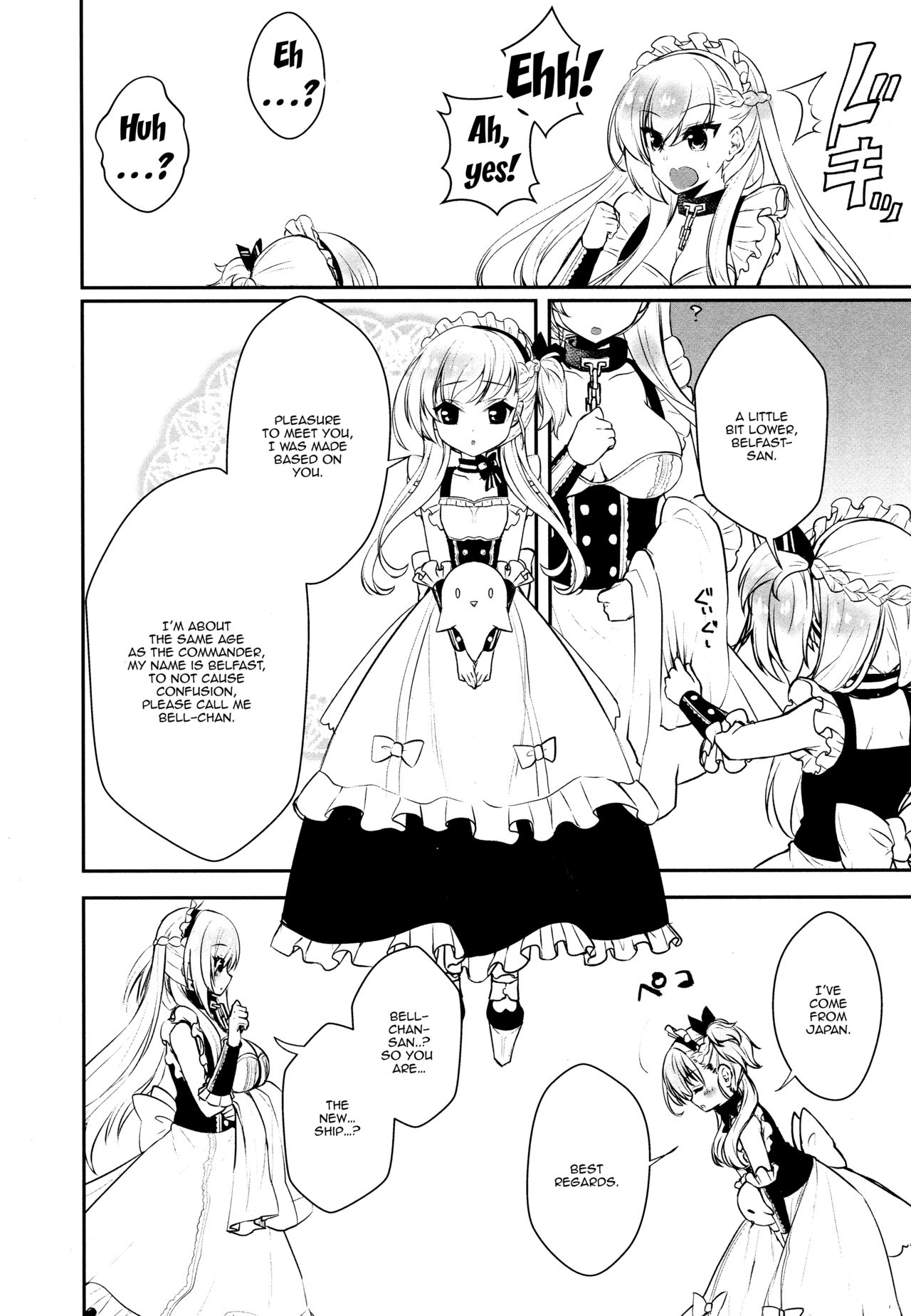 Belfast desu, Goshujin-sama. | My name's Belfast, Master. page 7 full