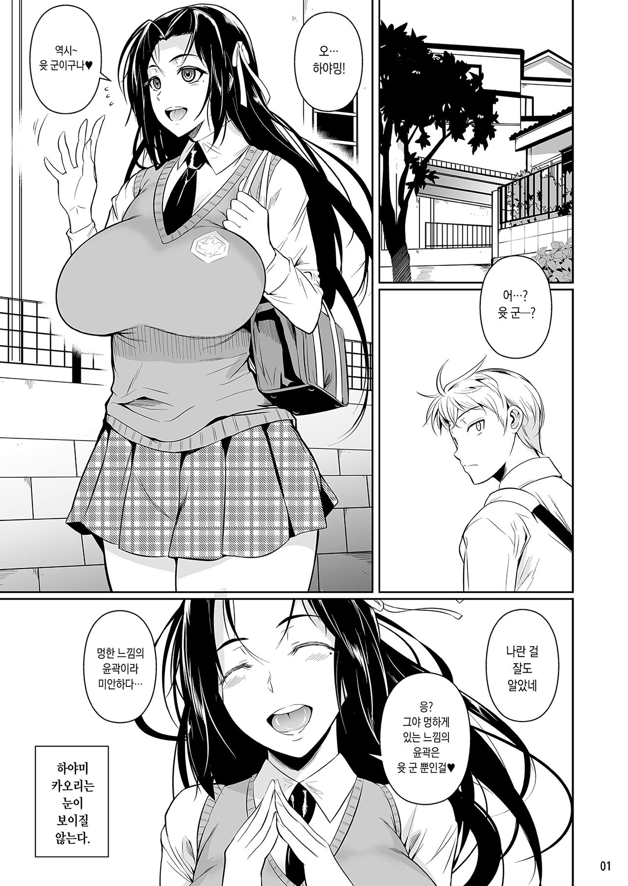 Hayami-san wa Me ga Mienai | 하야미씨는 눈이 보이지 않아 page 2 full