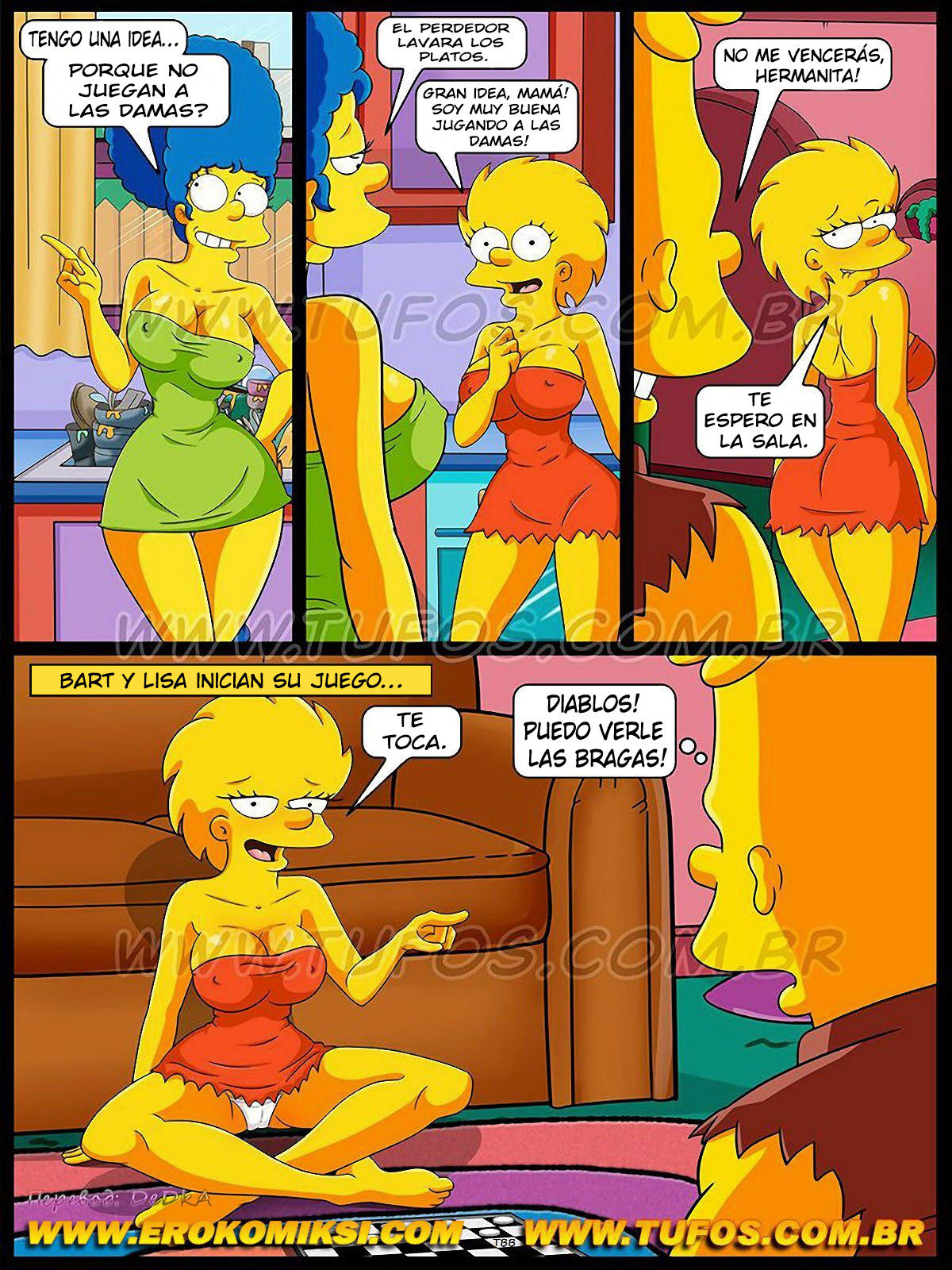 Jugando a las damas page 3 full