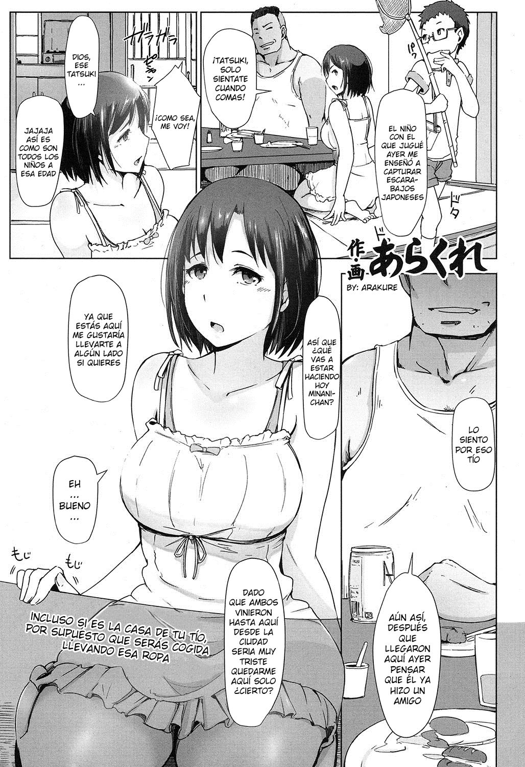 Oji-san ni Sareta Natsuyasumi no Koto | Incluso si es la Casa de tu Tío, por supuesto que serás Cogida Llevando esa Ropa page 1 full