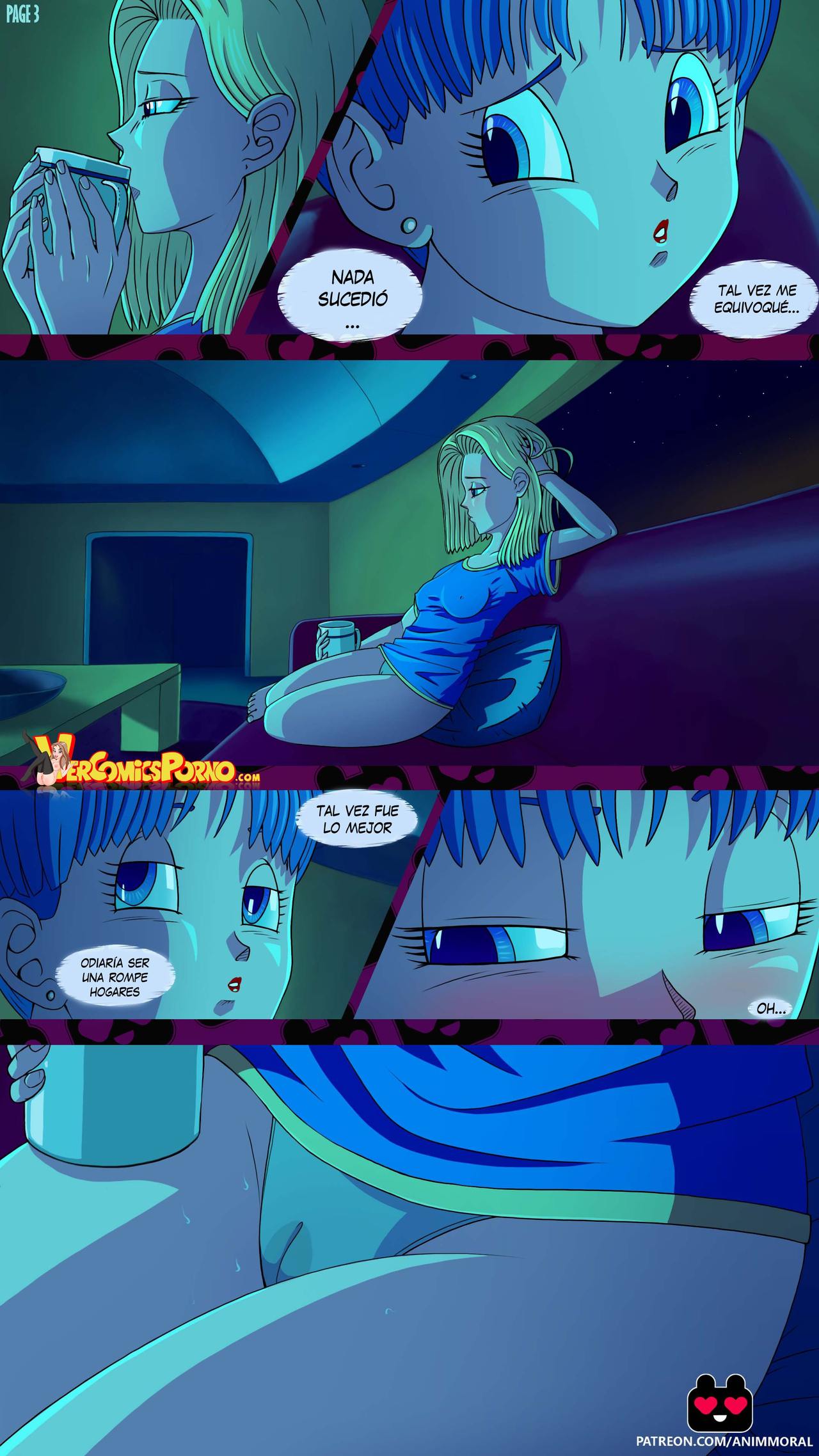 Androide 18 x Bulma - Page 3 - Comic Porn XXX