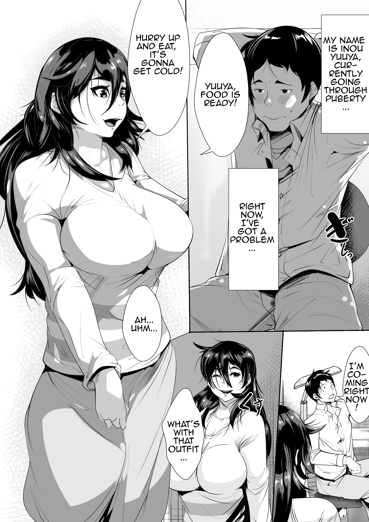 Haha ni Horeteshimatta Musuko to Kimochi o Butsukeacchau Ichiya | Son's Hot One Night Encounter With His Adored Mother page 2 full