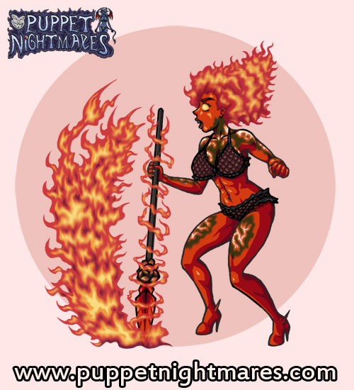 Fire Giantess Hecation Game Sprites page 7 full