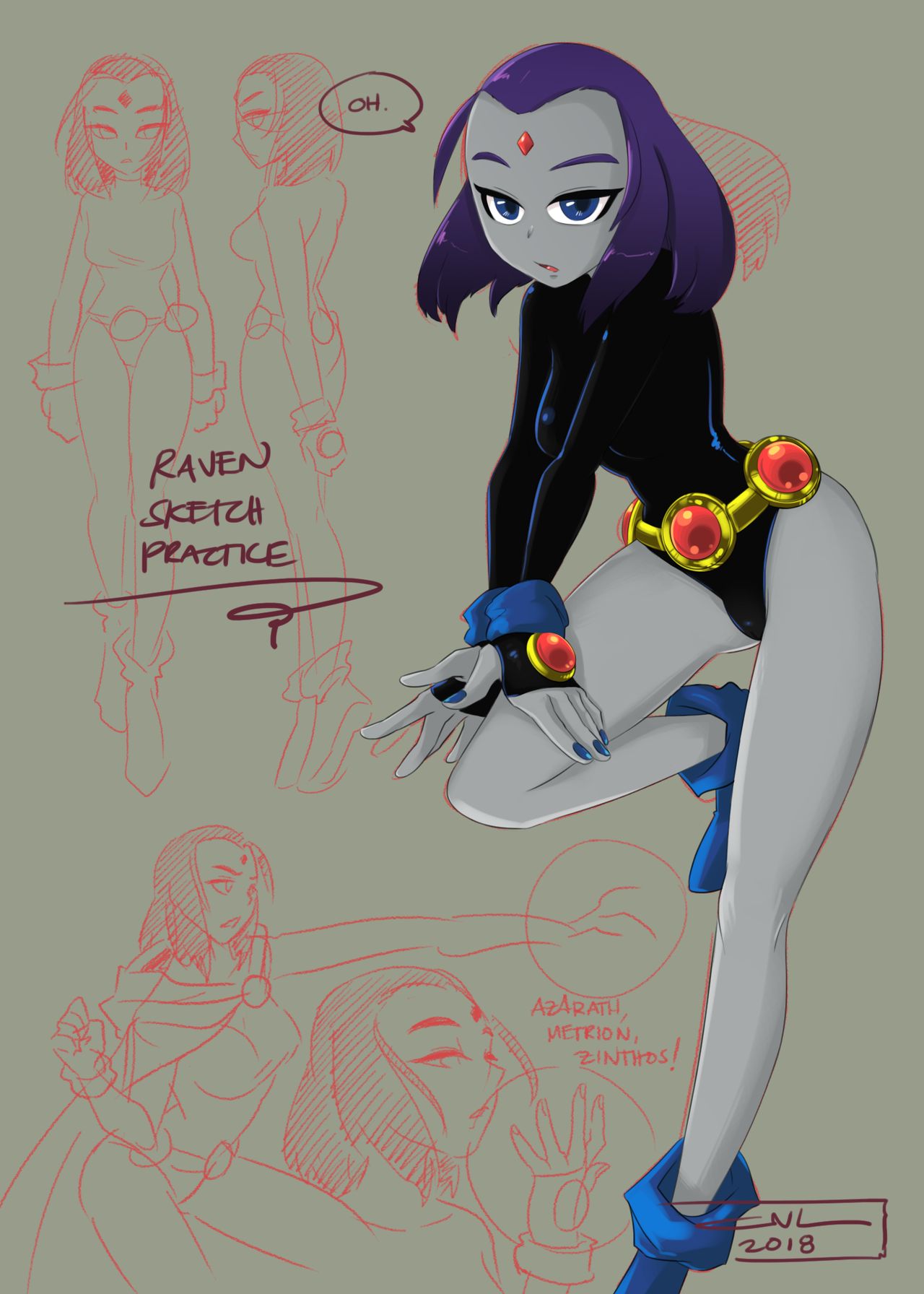 Azarath, Metrion, Zinthos! page 1 full