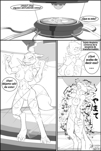 [arashidrgn] Renamon Cow TF (Digimon) [Spanish] [Darkdragonknight2000] cover