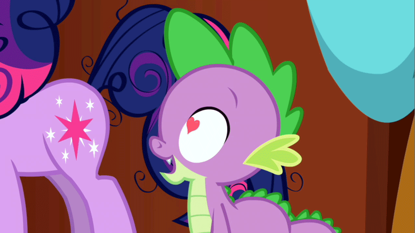 Spike Is Eye Level With Pony Ass page 2 full