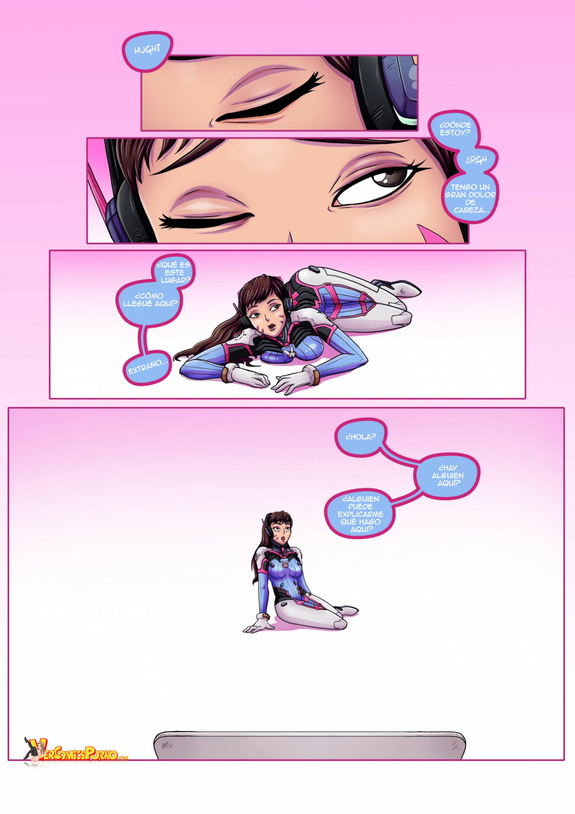 Overwatch X: D.VA's humiliation page 3 full