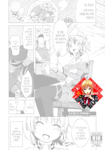 (C94) [Xration (mil)] Mordred ga Oji-san to (Fate/Grand Order) [Korean] [Team Edge] cover