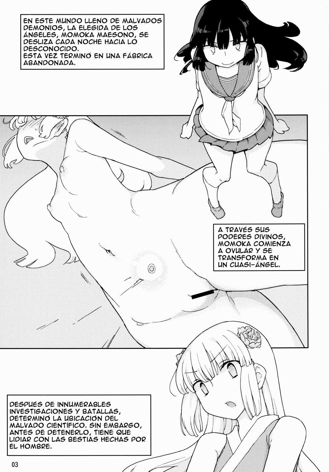 Henshin Heroine VS Aku no Kagakusha page 2 full