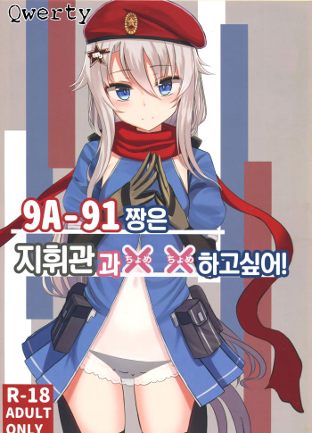 (C95) [LAB CHICKEN (Yakob)] 9A-91-chan wa Shikikan to Chomechome Shitai! | 9A-91 짱은 지휘관과 ×× 하고 싶어! (Girls' Frontline) [Korean] [Qwerty] cover