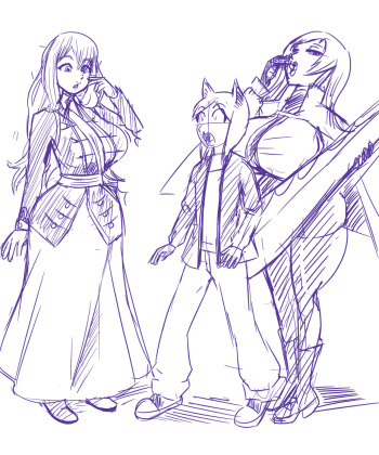 [OvergrowingAssets] Front and backline girls cover