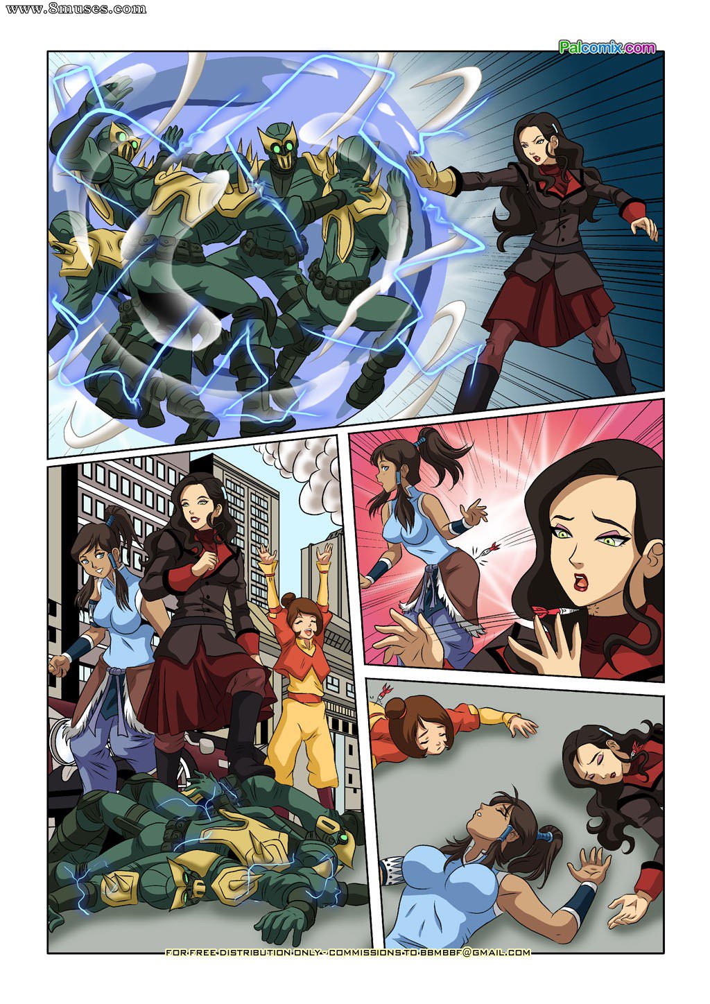 AVATAR KORRA - Girls night out page 10 full