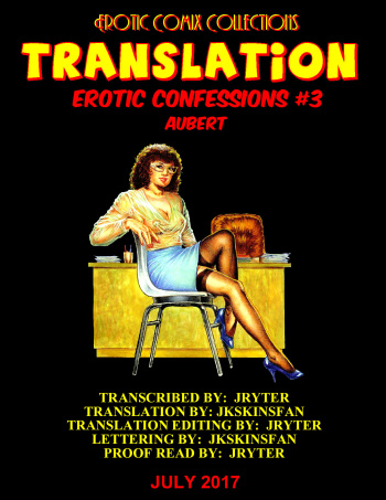 EROTIC CONFESSIONS #3  BY AUBERT - A JKSKINSFAN TRANSLATION cover