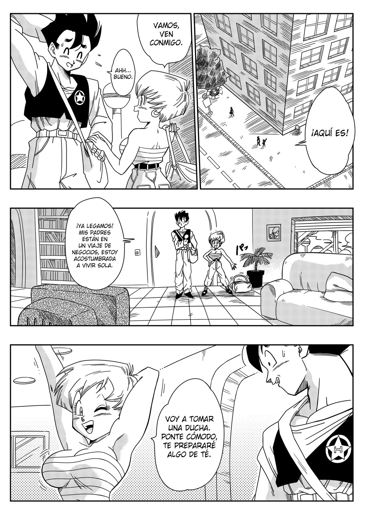 TRIANGULO AMOROSO Z - Gohan conoce a Iresa page 5 full