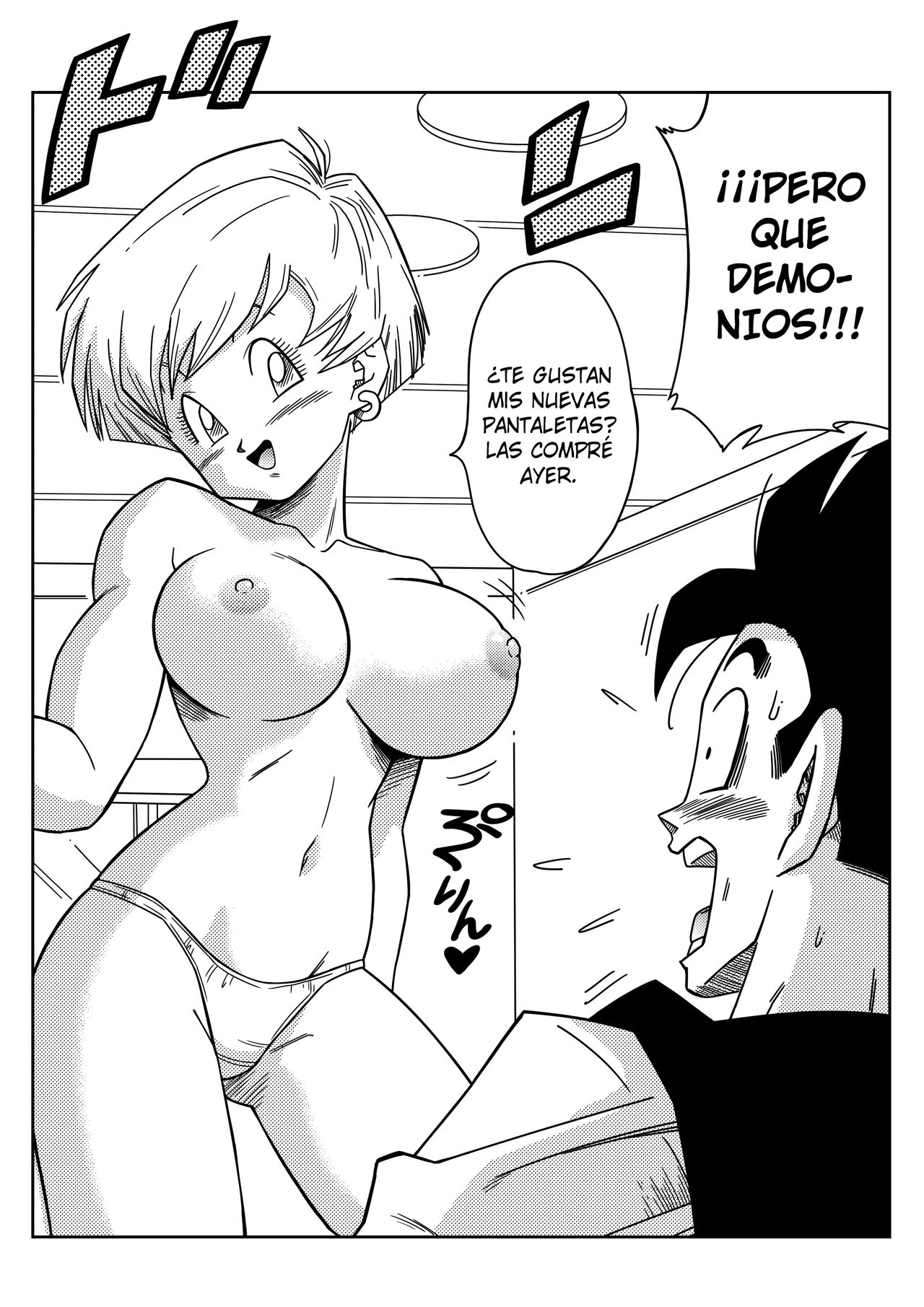 TRIANGULO AMOROSO Z - Gohan conoce a Iresa page 7 full