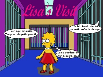 Comic xxx de "Los Simpsons" - La visita de Lisa (Español) cover