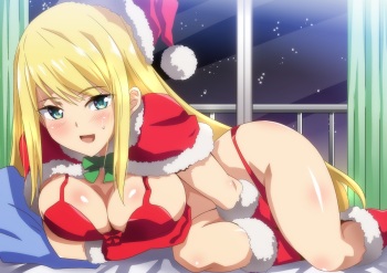 [Hara] Hitorigurashi no Otoko no Ie ni Santa-san ga Yattekita cover
