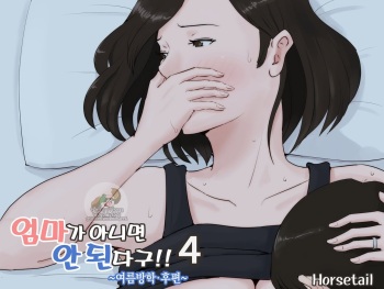 [Horsetail] Kaa-san Janakya Dame Nanda!! 4 ~Natsuyasumi Kouhen~ l 엄마가 아니면 안 된다구!!4 ~여름방학·후편~ [korean] cover