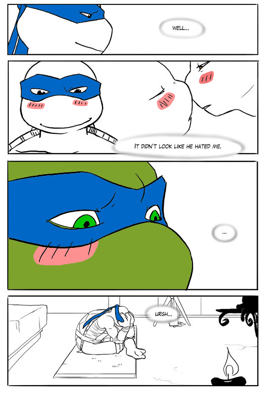 TMNT Black and Blue ch. 1 Colored by: Amateur page 7 full