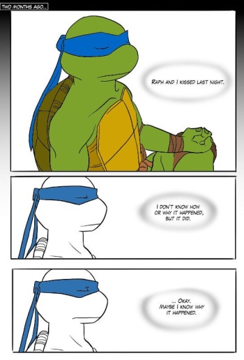 TMNT Black and Blue ch. 1 Colored by: Amateur cover
