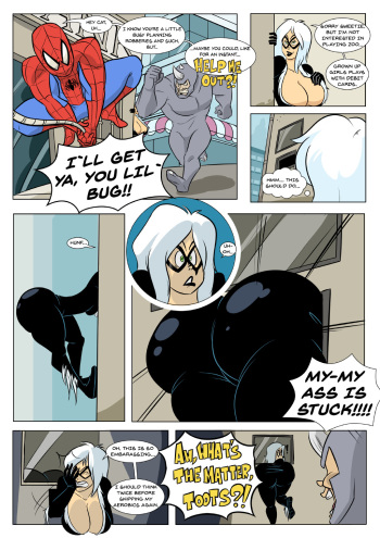 [Zaribot] Spider-Man and Black Cat cover